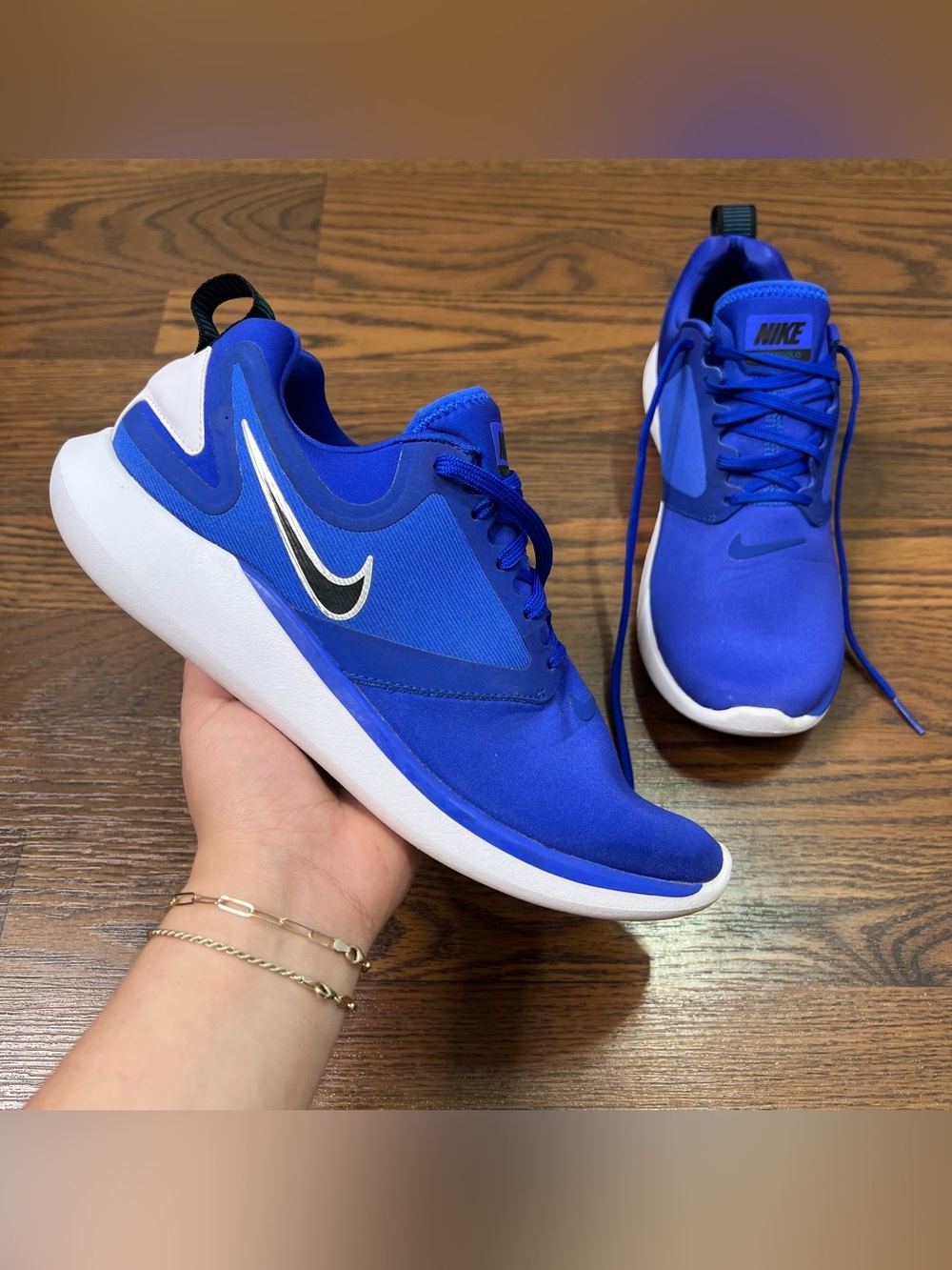 Nike LunarSolo running shoes in a vibrant racer blue size Men’s 9